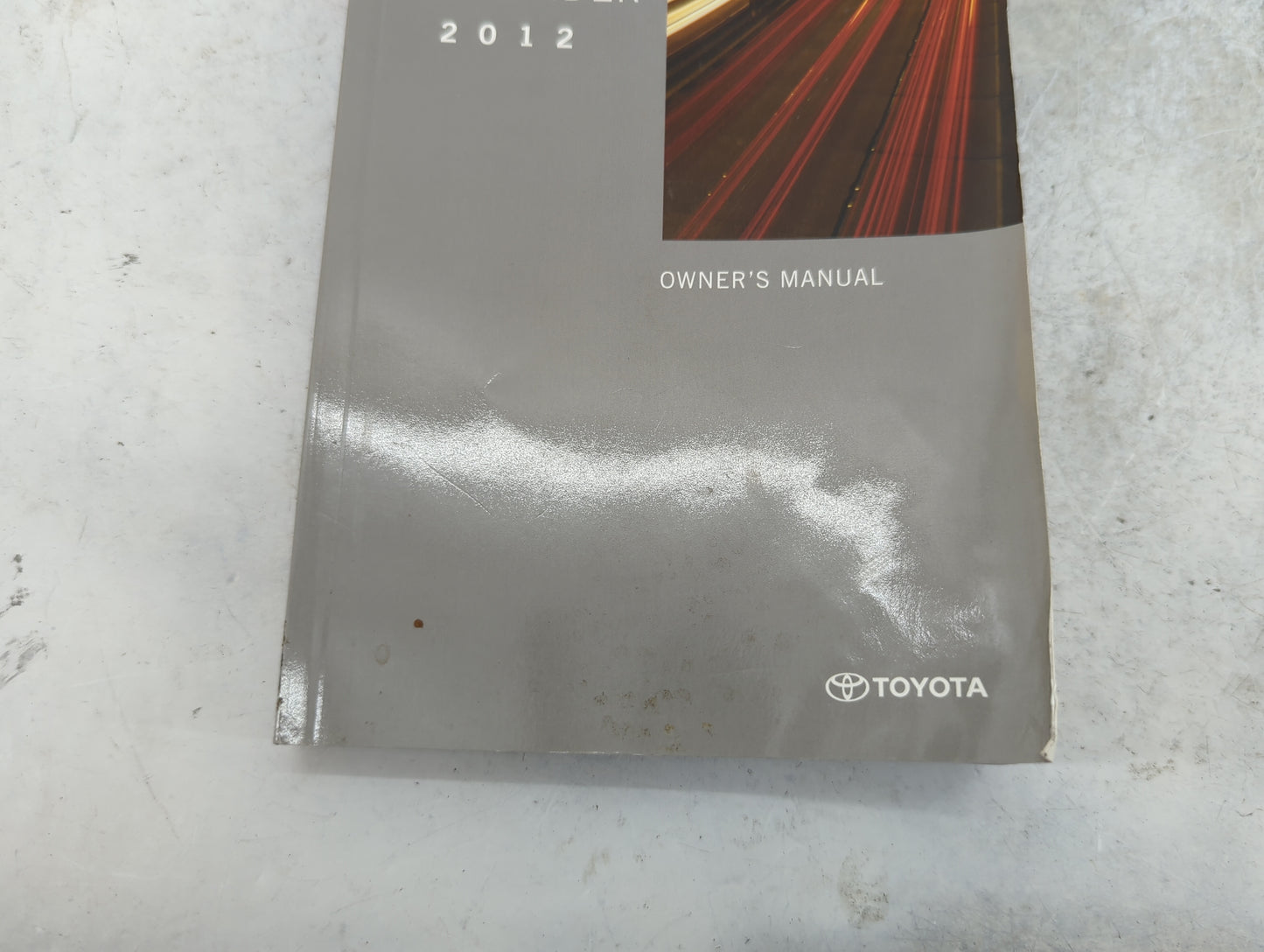 2012 Toyota Highlander Owners Manual Book Guide P/N:OM48A09U 01999-48A09 OEM Used Auto Parts - Oemusedautoparts1.com