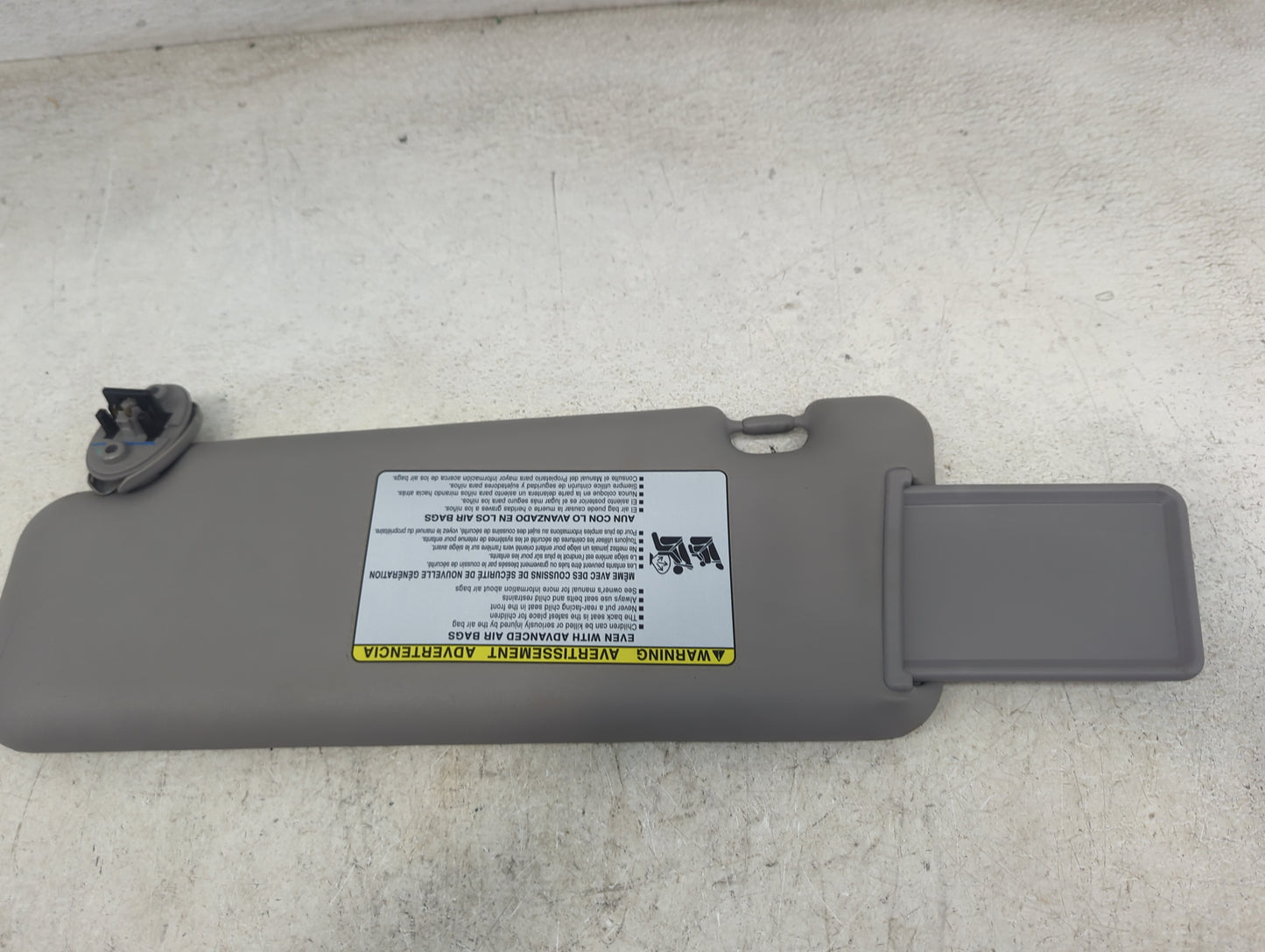 2011-2013 Toyota Highlander Sun Visor Shade Replacement Passenger Right Mirror Fits Fits 2011 2012 2013 OEM Used Auto Parts