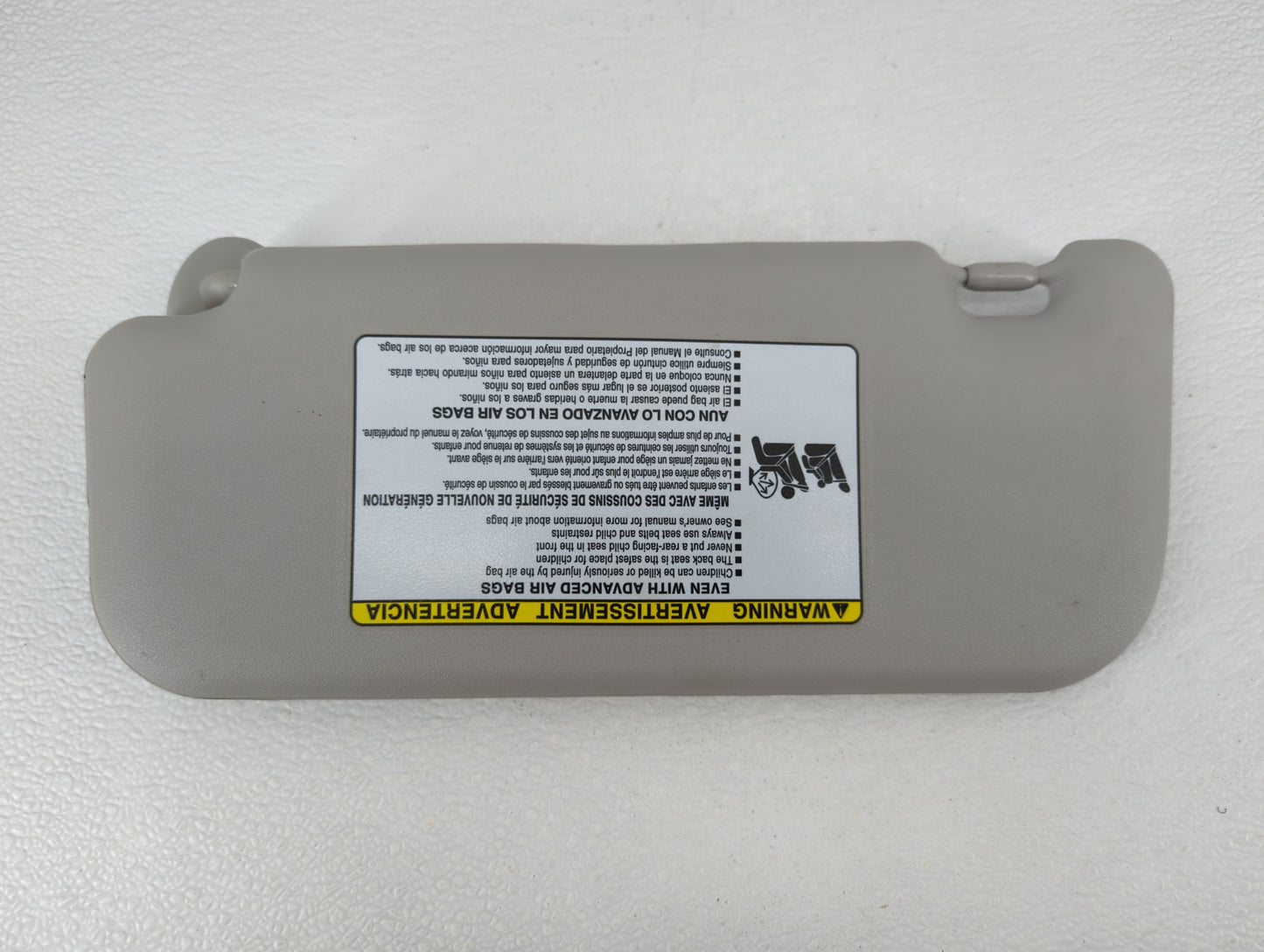 2009-2014 Toyota Matrix Sun Visor Shade Replacement Passenger Right Mirror Fits Fits 2009 2010 2011 2012 2013 2014 OEM Used