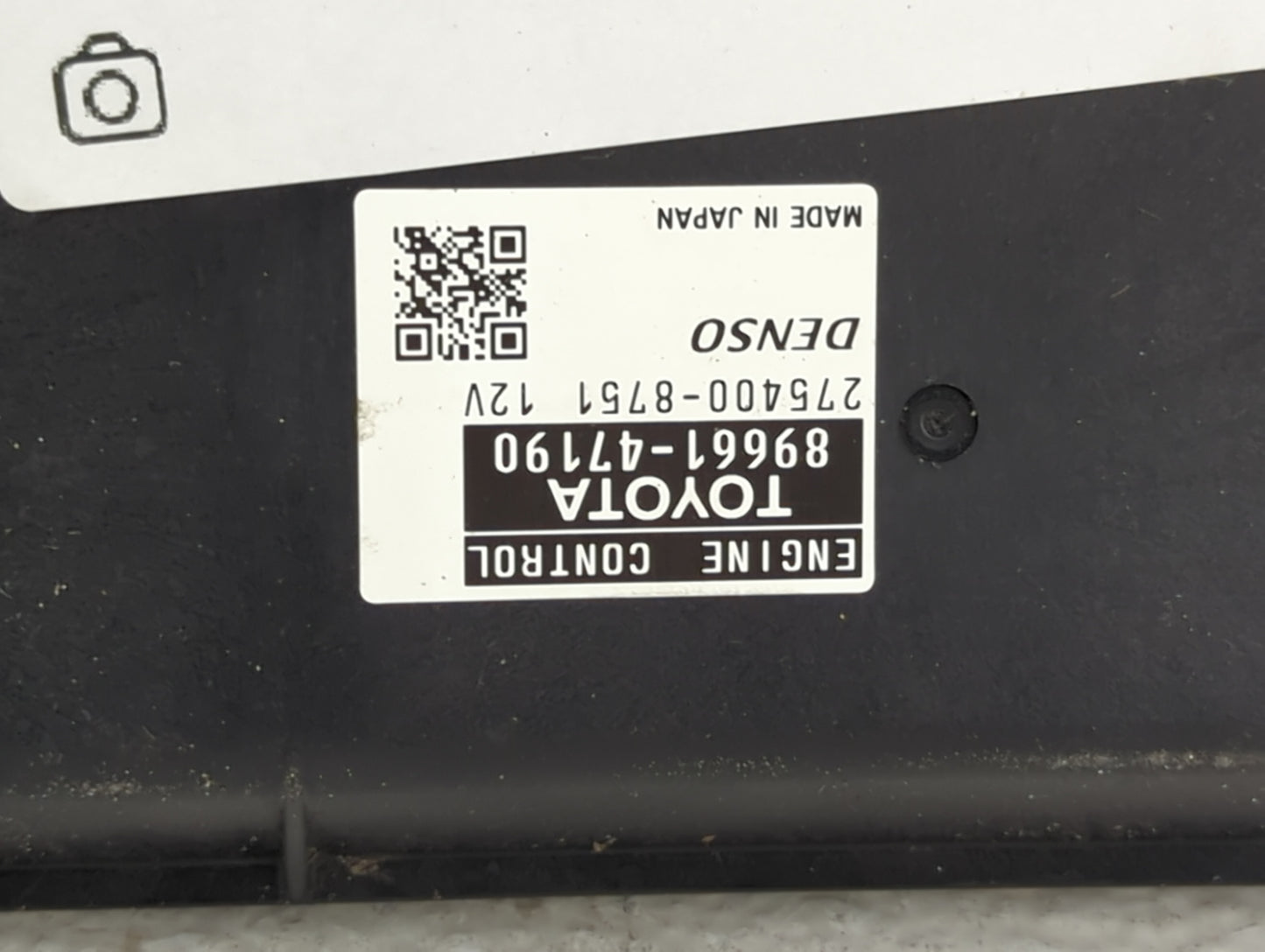 2012-2013 Toyota Prius PCM Engine Control Computer ECU ECM PCU OEM P/N:89661-47190, 275400-8751 Fits Fits 2012 2013 OEM Used