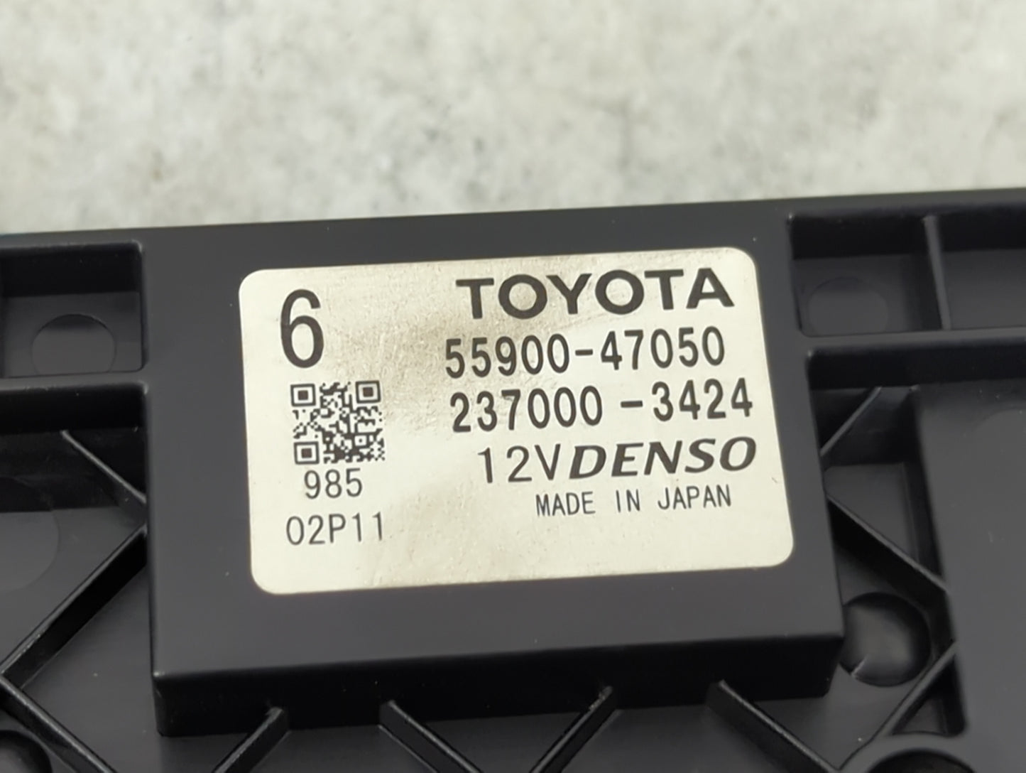 2012-2013 Toyota Prius Climate Control Module Temperature AC/Heater Replacement P/N:55900-47050 237000-3424 Fits Fits 2012 2