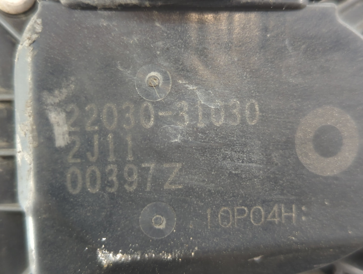 2006-2012 Toyota Rav4 Throttle Body P/N:22030-31030 22030-0P050 Fits OEM Used Auto Parts - Oemusedautoparts1.com