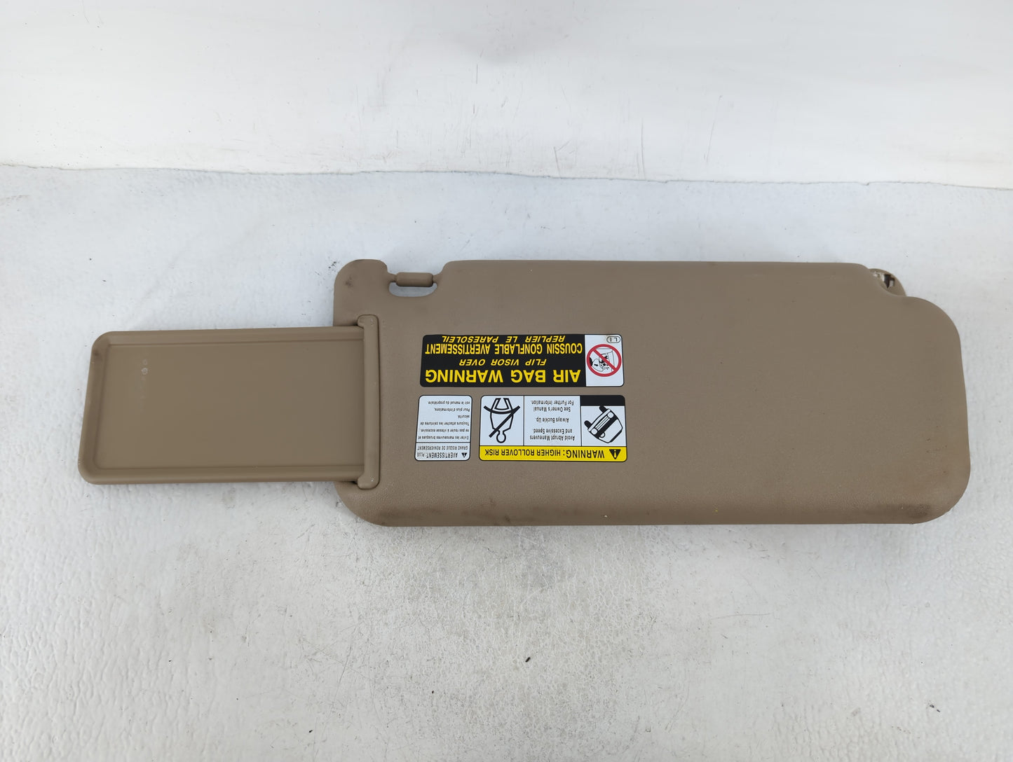 2010-2014 Toyota Rav4 Sun Visor Shade Replacement Passenger Right Mirror Fits Fits 2010 2011 2012 2013 2014 OEM Used Auto Pa