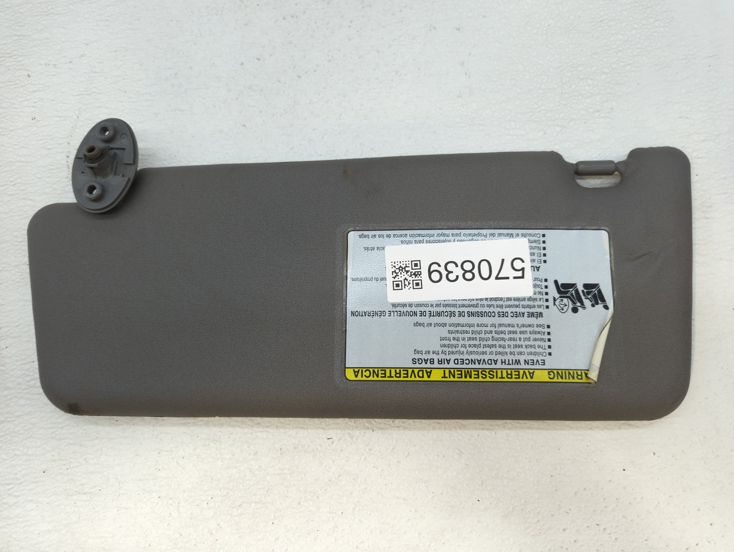 2012-2015 Toyota Tacoma Sun Visor Shade Replacement Passenger Right Mirror Fits Fits 2012 2013 2014 2015 OEM Used Auto Parts