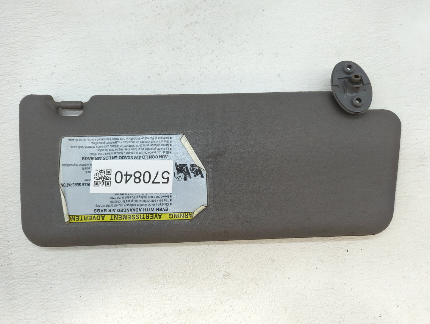 2012-2015 Toyota Tacoma Sun Visor Shade Replacement Driver Left Mirror Fits Fits 2012 2013 2014 2015 OEM Used Auto Parts - O