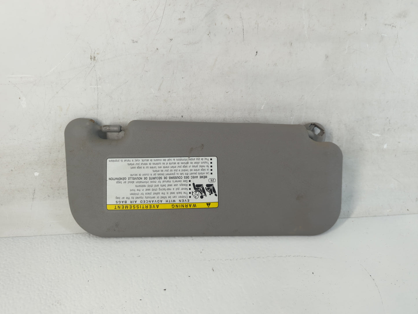 2012 Toyota Yaris Sun Visor Shade Replacement Driver Left Mirror Fits OEM Used Auto Parts - Oemusedautoparts1.com