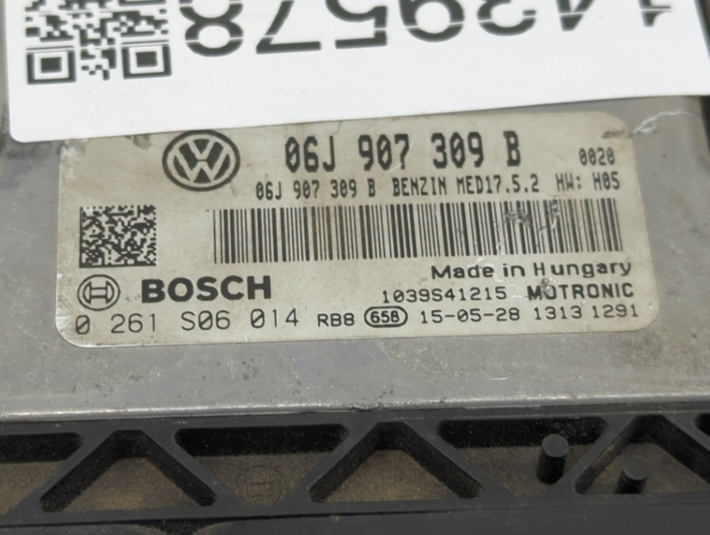 2012 Volkswagen Cc PCM Engine Control Computer ECU ECM PCU OEM Fits OEM Used Auto Parts - Oemusedautoparts1.com