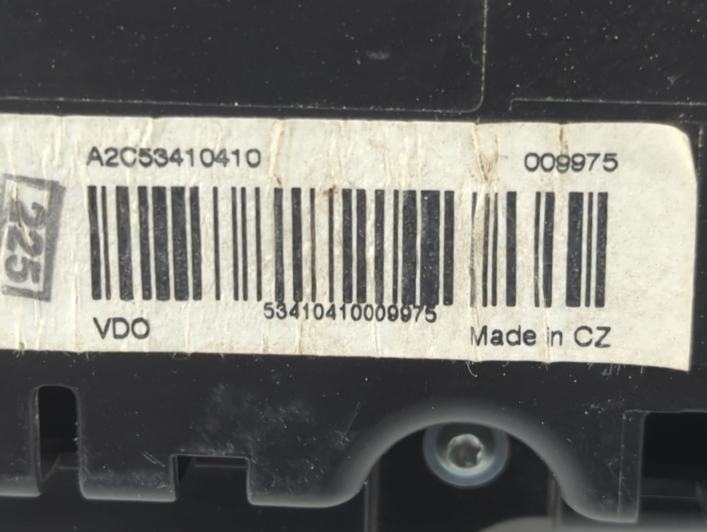 2012 Volkswagen Cc Instrument Cluster Speedometer Gauges P/N:A2C53410410 5341041000 9975 Fits Fits 2011 OEM Used Auto Parts