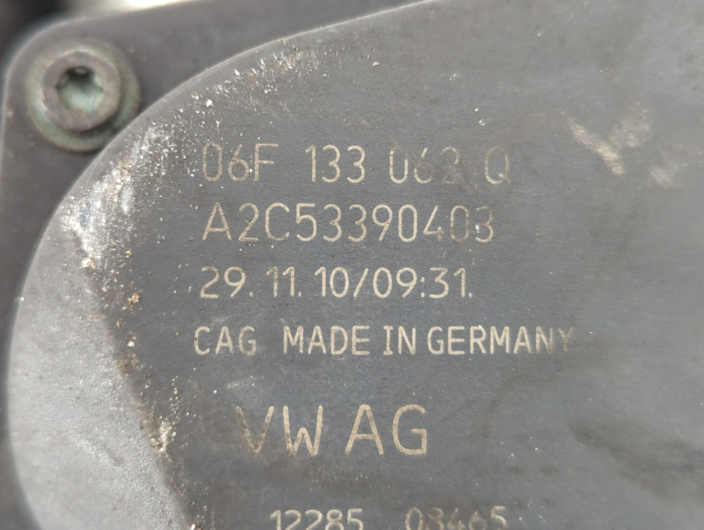 2009-2017 Volkswagen Cc Throttle Body P/N:06F 133 062 G 06F 133 062 Q Fits OEM Used Auto Parts - Oemusedautoparts1.com