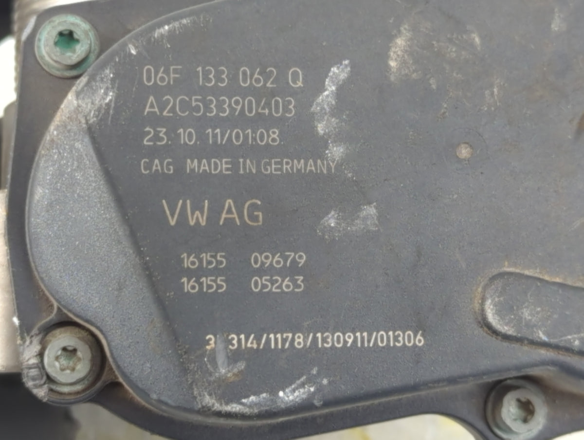 2009-2017 Volkswagen Cc Throttle Body P/N:06F 133 062 Q Fits OEM Used Auto Parts - Oemusedautoparts1.com
