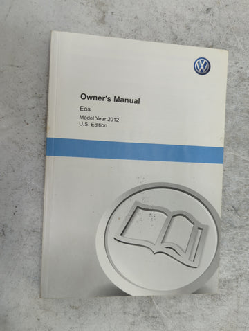 2012 Volkswagen Eos Owners Manual Book Guide P/N:112.5U1.EOS.23 OEM Used Auto Parts