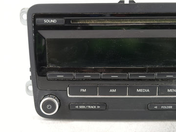 2012-2016 Volkswagen Golf Radio AM FM Cd Player Receiver Replacement P/N:1K0 035 164 D Fits Fits 2012 2013 2014 2015 2016 OEM Used Auto Parts