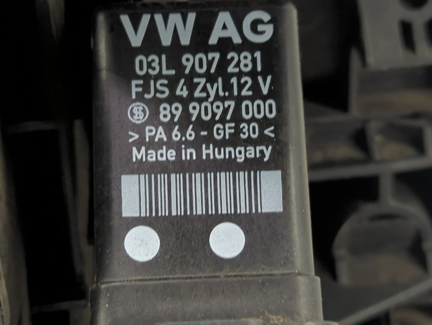 2010-2014 Volkswagen Jetta Fusebox Fuse Box Panel Relay Module P/N:03L 907 281 Fits OEM Used Auto Parts - Oemusedautoparts1.