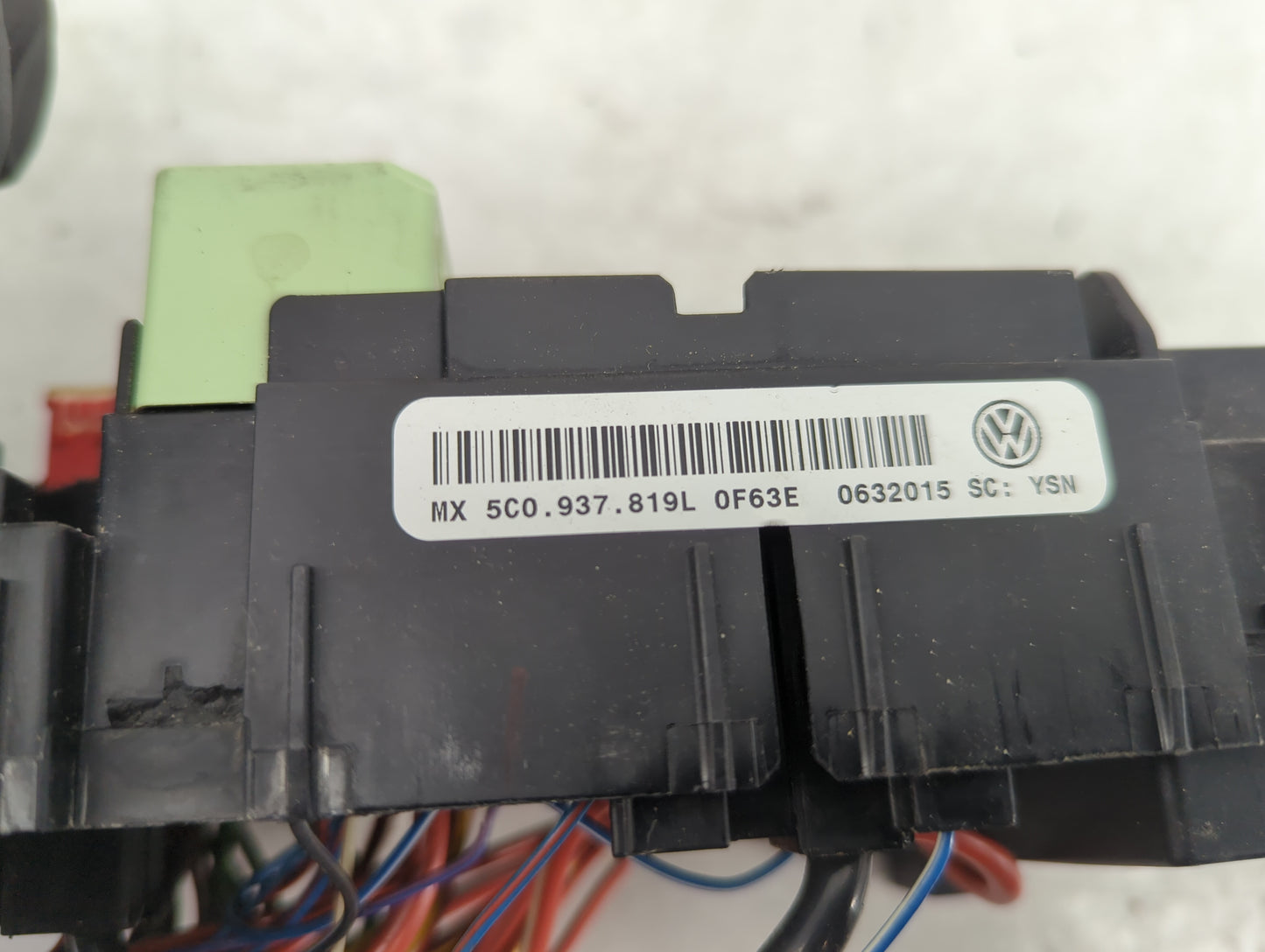 2010-2014 Volkswagen Jetta Fusebox Fuse Box Panel Relay Module P/N:5C0 937 819L 03L 907 281 Fits OEM Used Auto Parts - Oemus