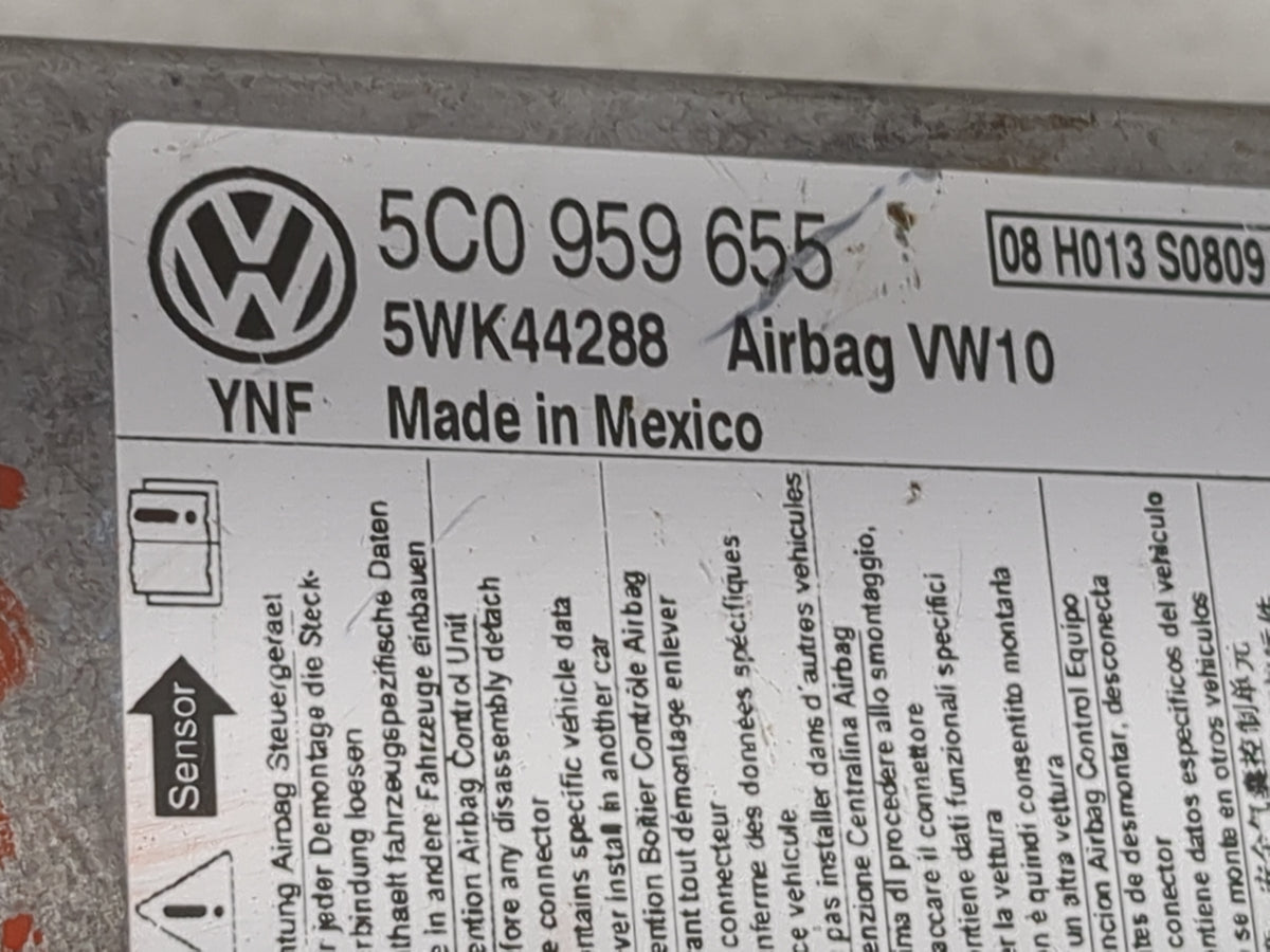 2012 Volkswagen Passat Safety Restraint Srs Airbag Control Module - Oemusedautoparts1.com