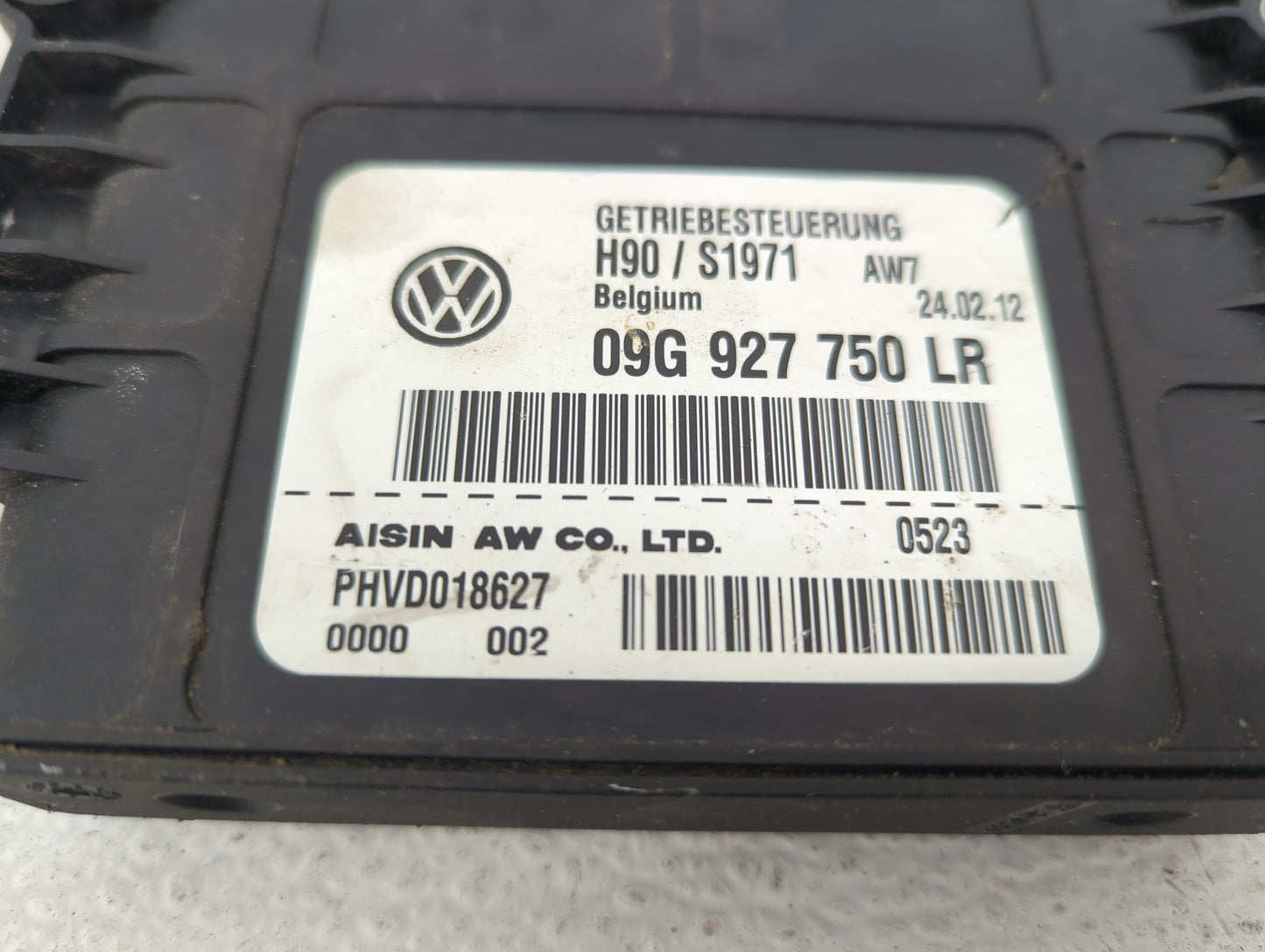 2012 Volkswagen Tiguan PCM Engine Control Computer ECU ECM PCU OEM P/N:09G927750LR PHVD018627, PHZA2202478 Fits OEM Used Aut