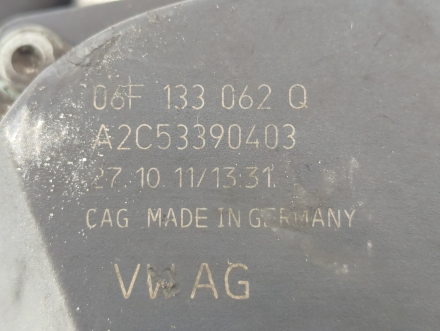 2009-2018 Volkswagen Tiguan Throttle Body P/N:06F 133 062 Q Fits OEM Used Auto Parts - Oemusedautoparts1.com
