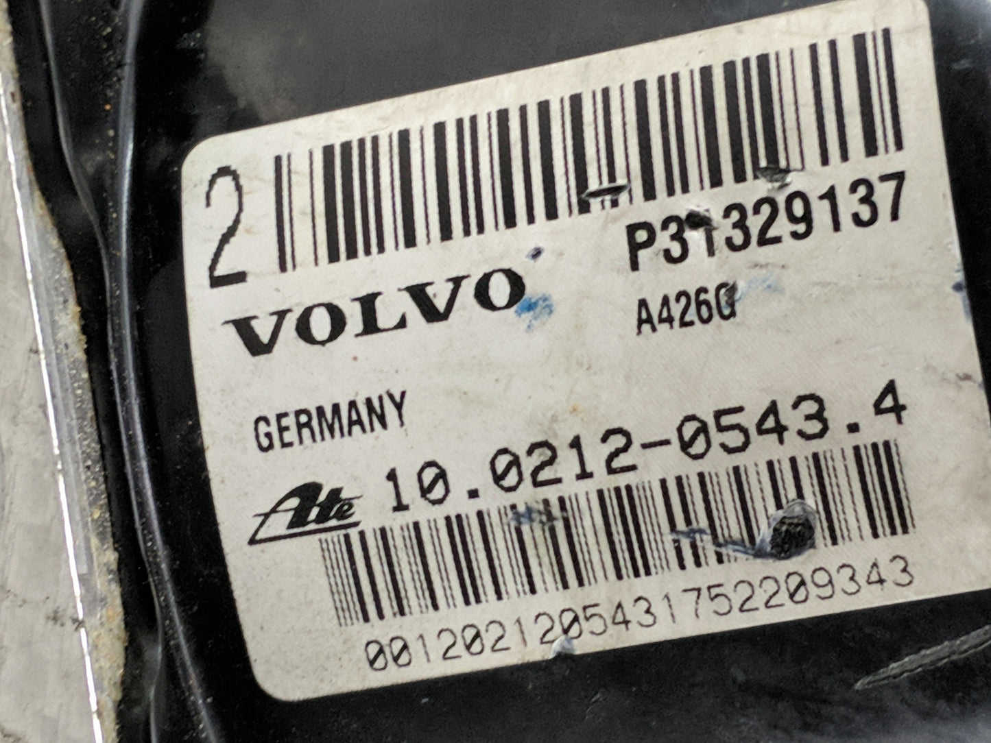 2013-2015 Volvo V60 ABS Pump Control Module Replacement P/N:31329137 Fits Fits 2011 2012 2013 2014 2015 2016 OEM Used Auto P