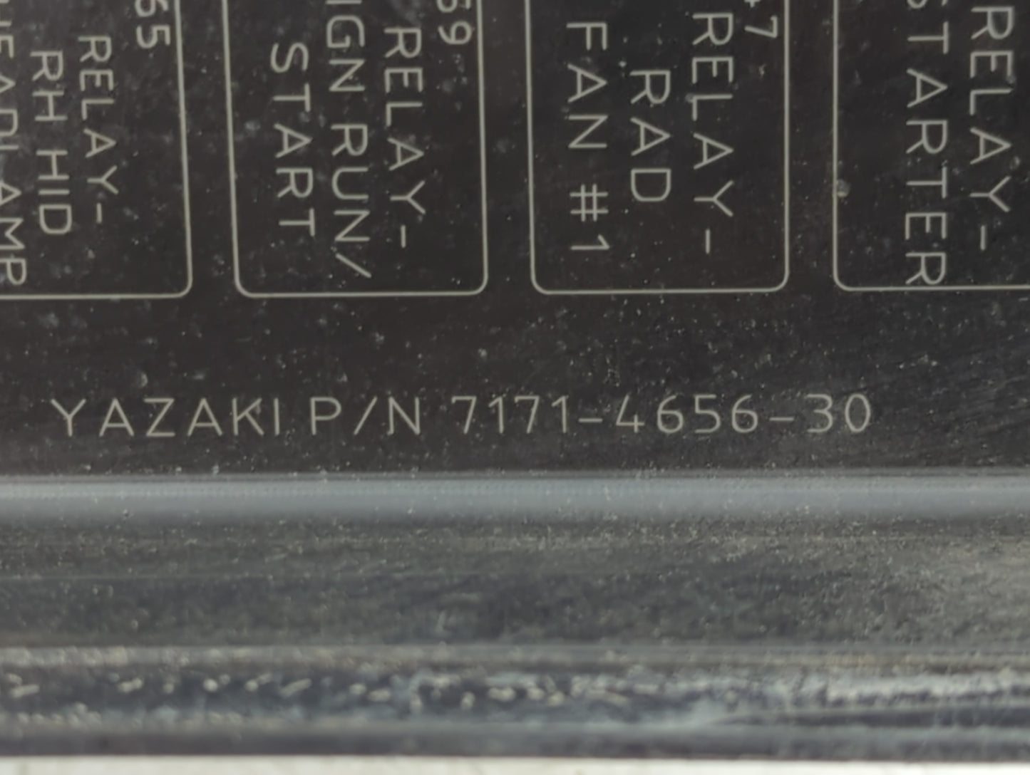 2013-2015 Acura Ilx Fusebox Fuse Box Panel Relay Module P/N:7171-4656-30 Fits Fits 2013 2014 2015 OEM Used Auto Parts - Oemu