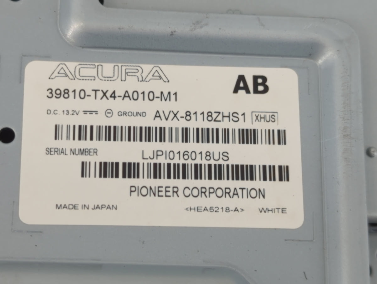 2013-2015 Acura Rdx Information Radio Display Screen 1127026 - Oemusedautoparts1.com