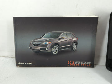 2013 Acura Rdx Owners Manual Book Guide P/N:00X31-TX4-6001 31TX4600 OEM Used Auto Parts