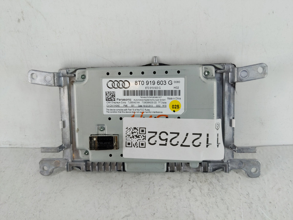 2013-2016 Audi A4 Information Radio Display Screen 1127252 - Oemusedautoparts1.com