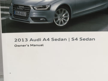 2013 Audi A4 Owners Manual Book Guide P/N:132 561 8K2 OEM Used Auto Parts