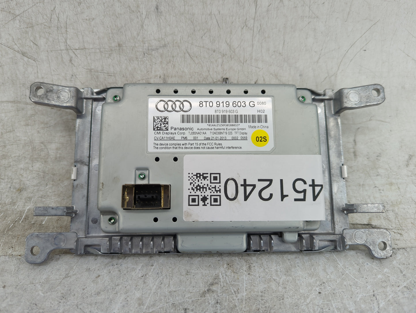 2009-2016 Audi A4 Information Display Screen 1451240 - Oemusedautoparts1.com