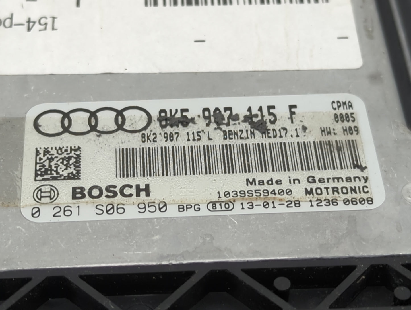 2013-2016 Audi A4 PCM Engine Control Computer ECU ECM PCU OEM P/N:8K5907115F 8K2907115L, 0261S06950 Fits Fits 2013 2014 2015