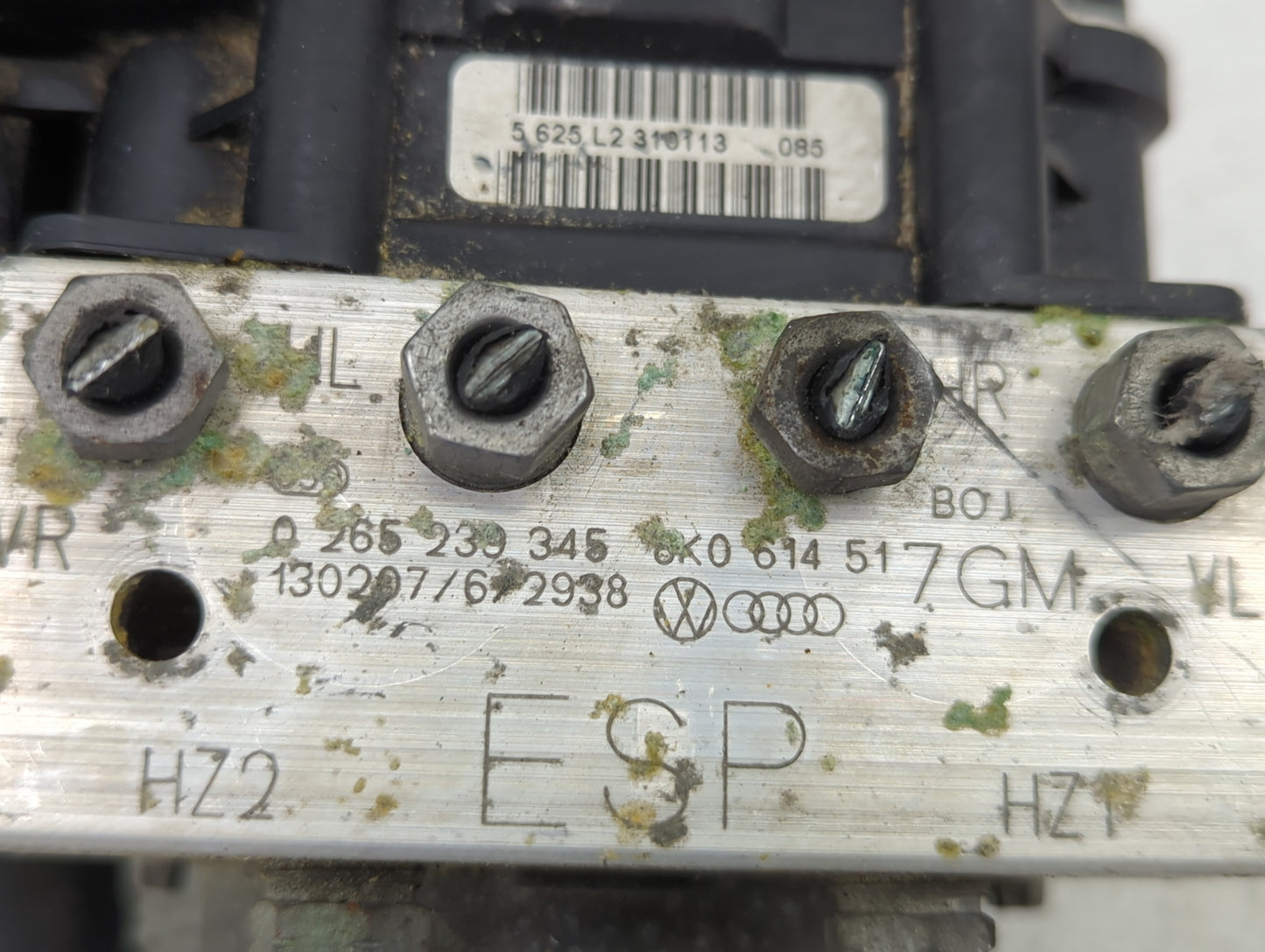 2013 Audi A4 ABS Pump Control Module Replacement P/N:0265239345 8K0614517GM, 0265952061 Fits OEM Used Auto Parts - Oemusedau
