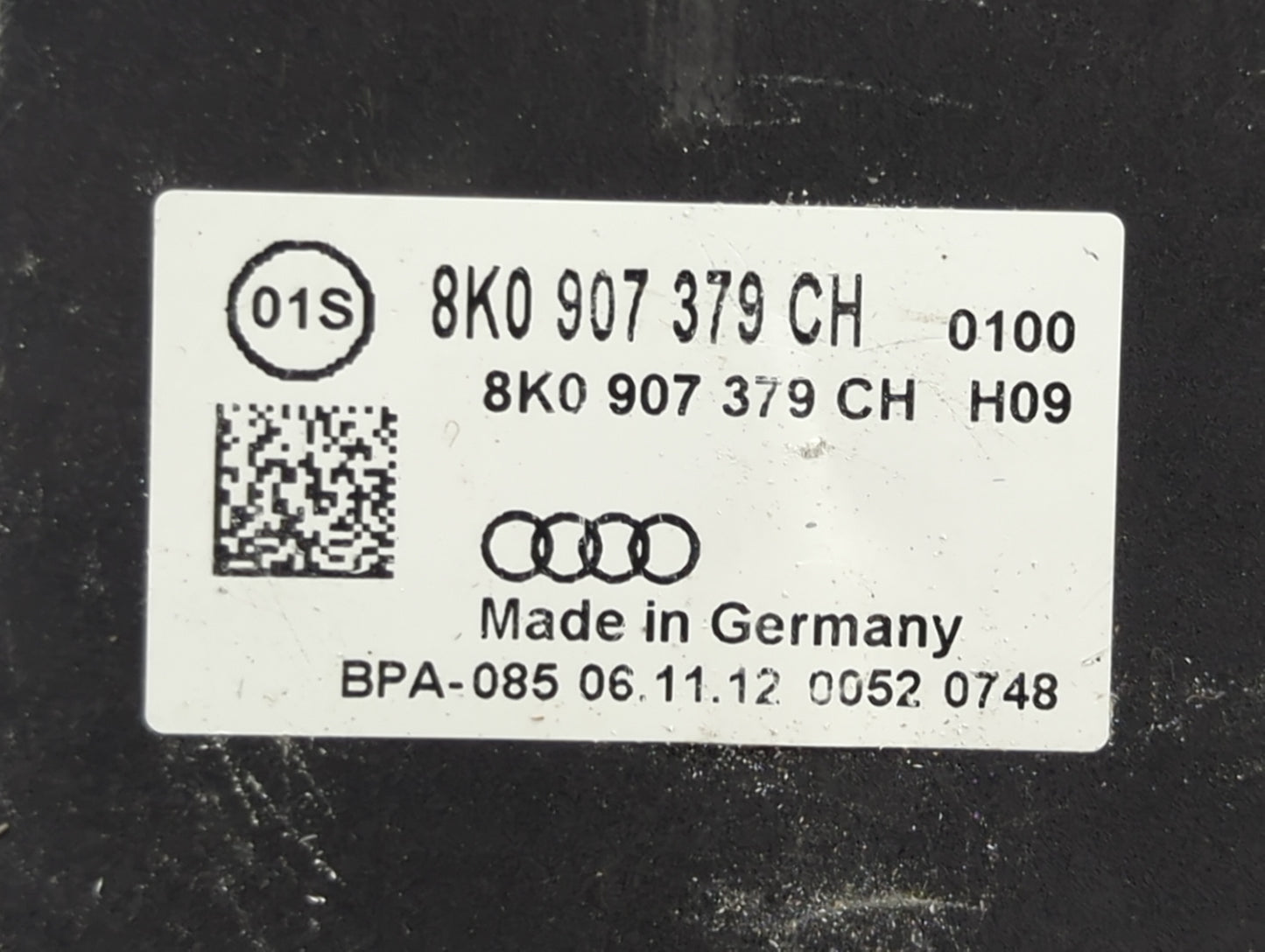 2013 Audi A4 ABS Pump Control Module Replacement P/N:8K0 907 379 CH Fits OEM Used Auto Parts - Oemusedautoparts1.com
