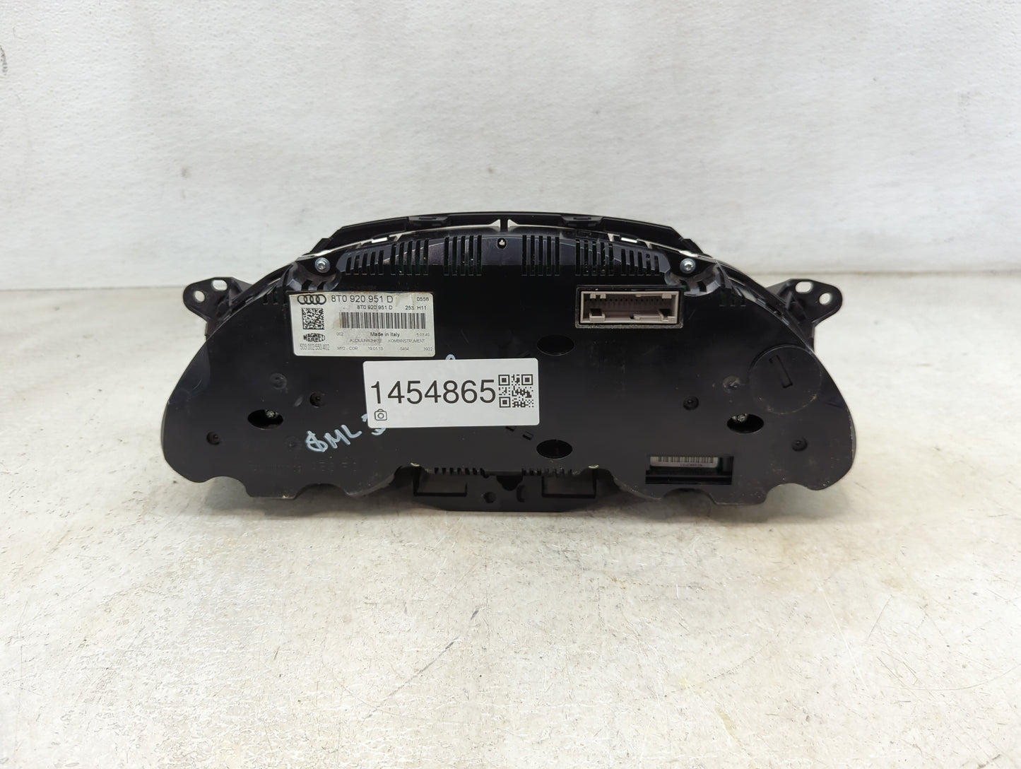 2013 Audi A5 Instrument Cluster Speedometer Gauges P/N:8T0920983L 503002551001 Miles: Fits OEM Used Auto Parts - Oemusedauto