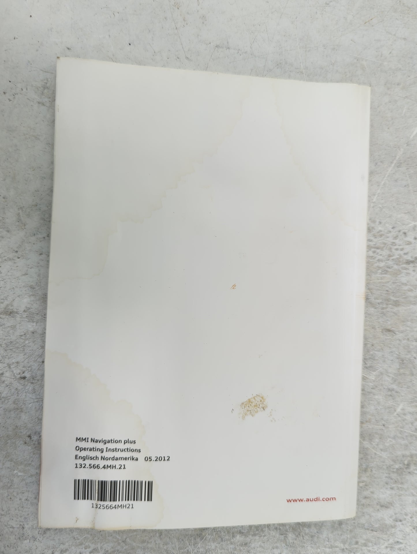 2013 Audi A5 Owners Manual Book Guide P/N:133.561.8F0.23 132.566.4MH.21 OEM Used Auto Parts - Oemusedautoparts1.com