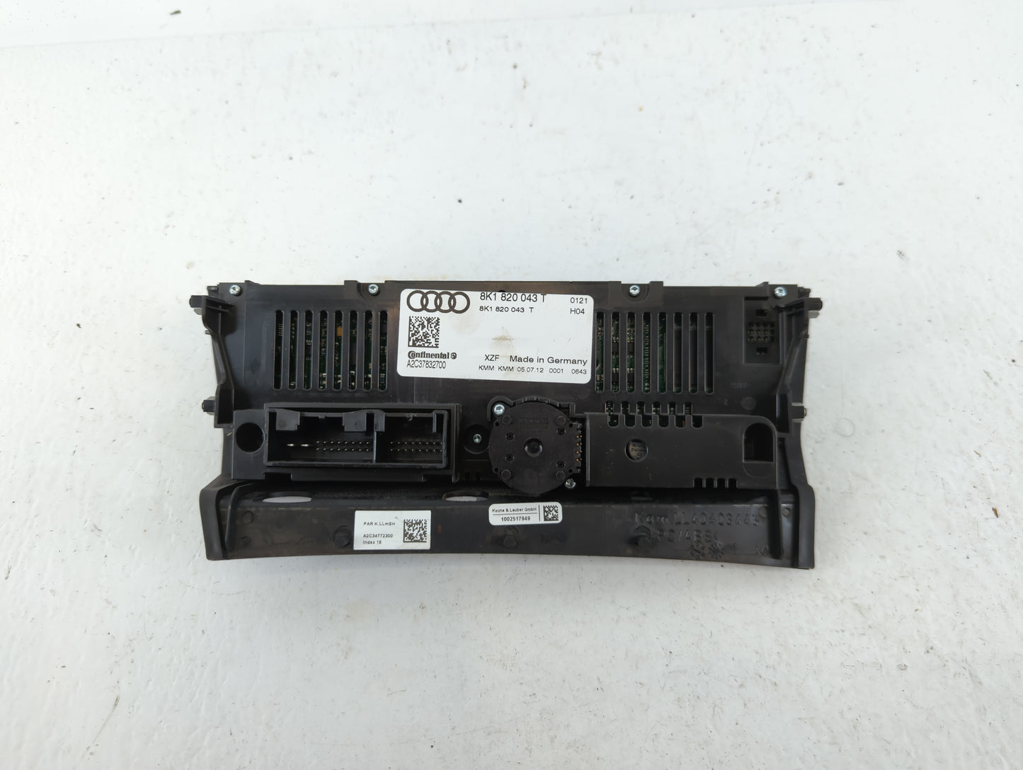 2010-2013 Audi A5 Climate Control Module Temperature AC/Heater Replacement P/N:8K1 820 043 T Fits Fits 2010 2011 2012 2013 O