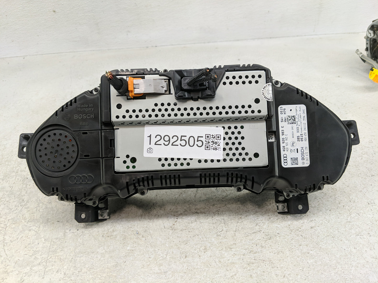 2012-2015 Audi A6 Instrument Cluster Speedometer Gauges P/N:4G8 920 983 E Fits Fits 2012 2013 2014 2015 OEM Used Auto Parts