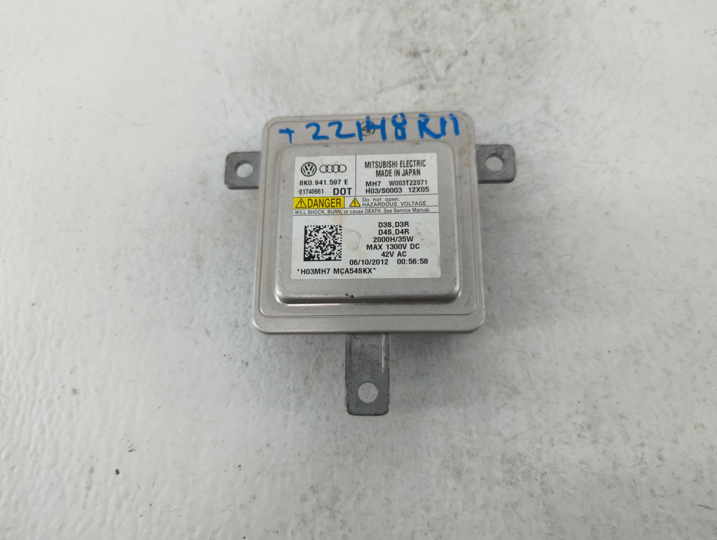 2013-2013 Audi A6 Headlight Ballast Head Light - Oemusedautoparts1.com