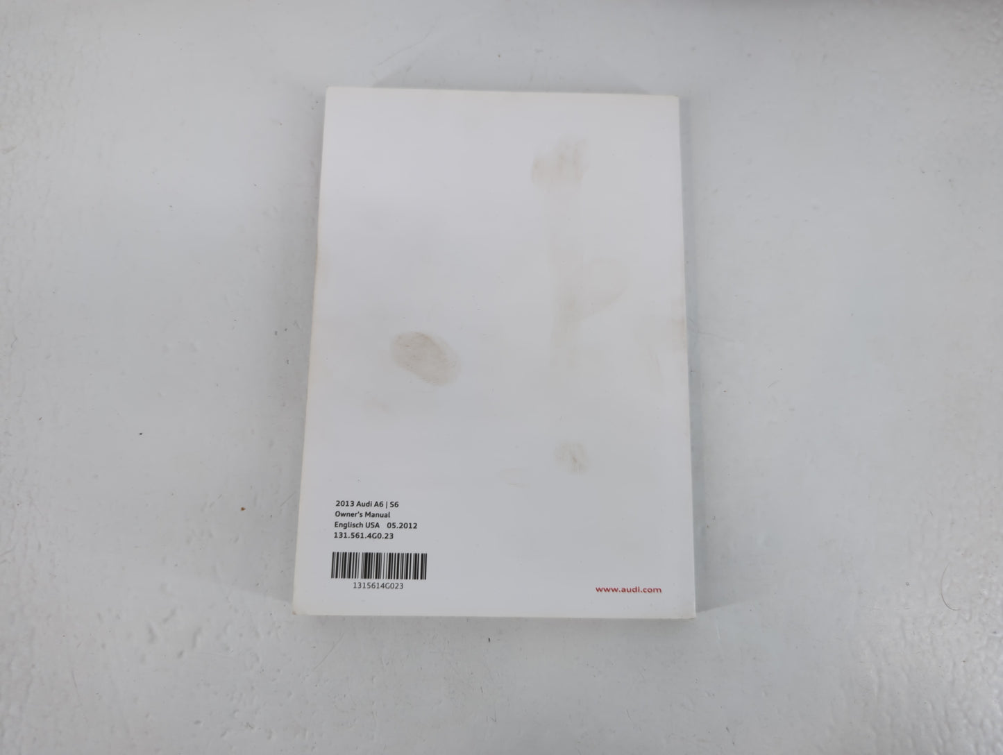 2013 Audi A6 Owners Manual Book Guide P/N:1315614G023 OEM Used Auto Parts - Oemusedautoparts1.com