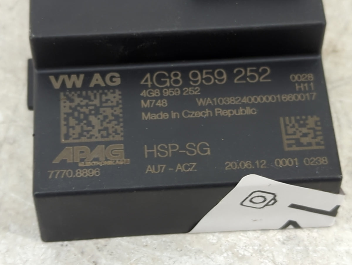 2013 Audi A7 Body Control Module Bcm 4g8959252 - Oemusedautoparts1.com