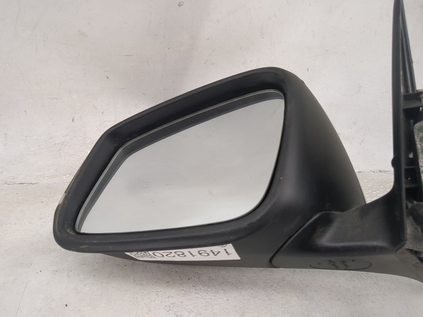 Bmw 320 Driver Left Side View Manual Door Mirror Black - Oemusedautoparts1.com