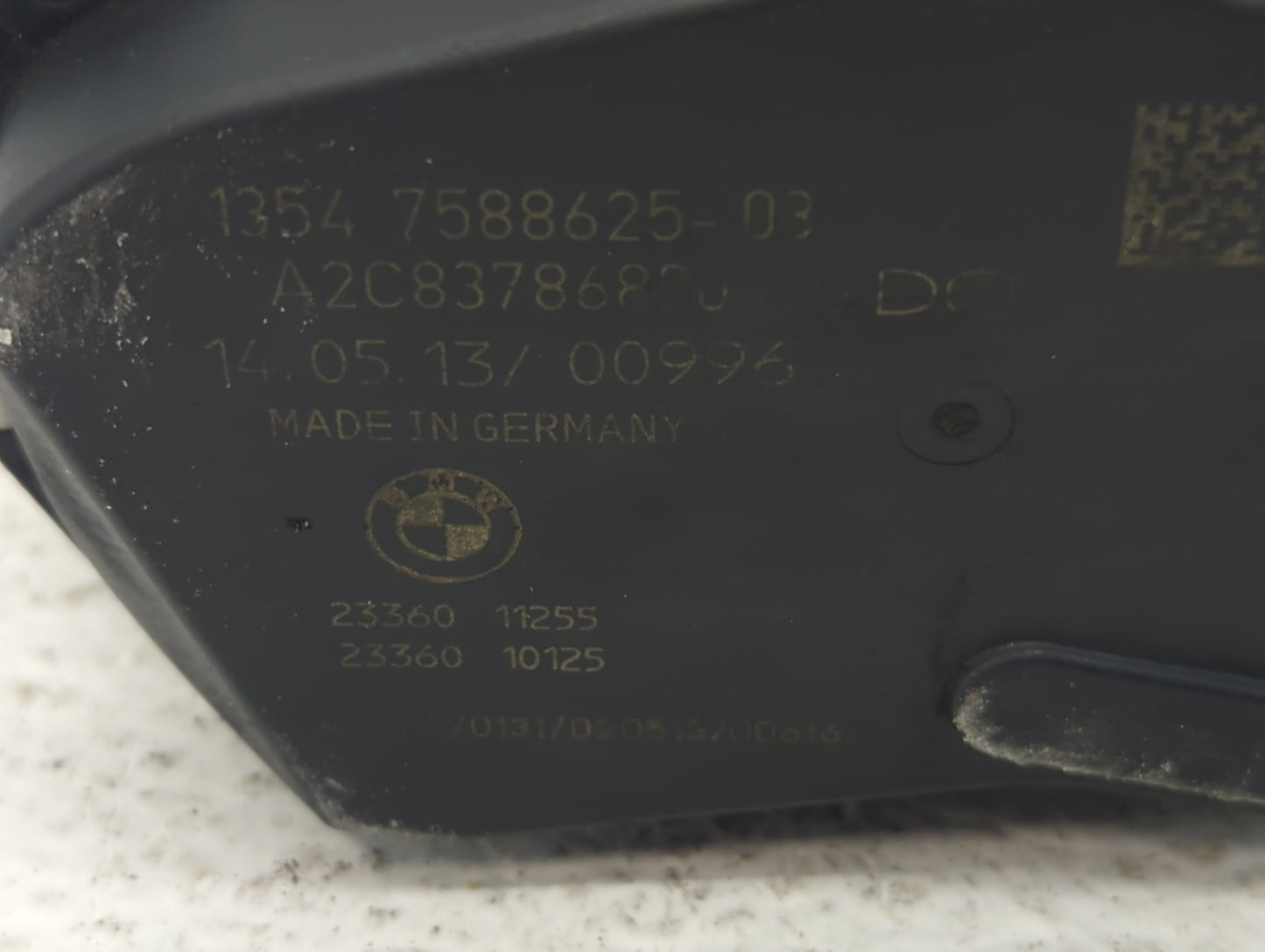 2012-2018 Bmw 320i Throttle Body P/N:1354 7588625-04 1354 7588625-03 Fits Fits 2012 2013 2014 2015 2016 2017 2018 OEM Used A