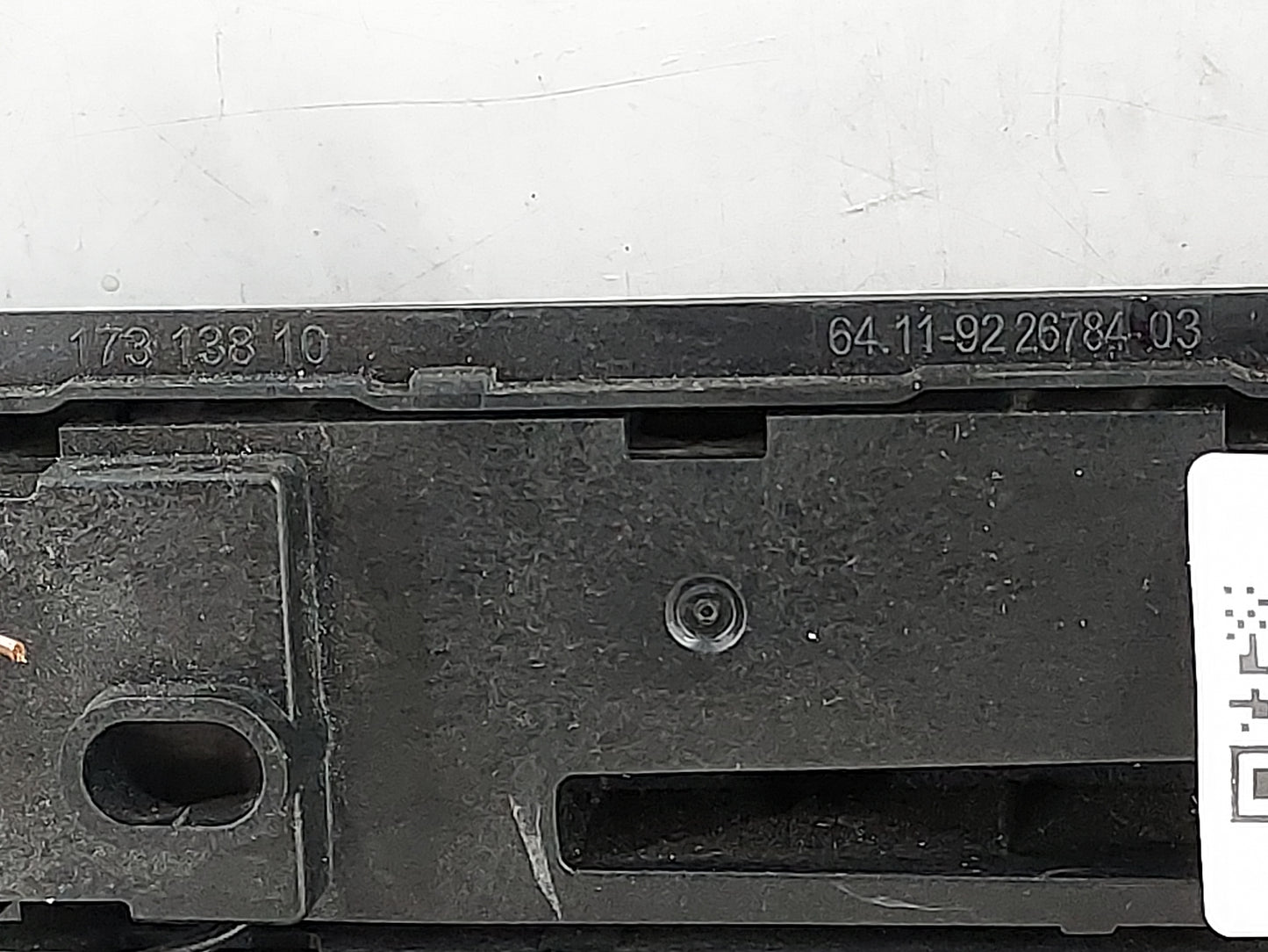 2012-2014 Bmw 328 Climate Control Module Temperature AC/Heater Replacement P/N:64.11-9226784.03 173 138 10 Fits OEM Used Aut
