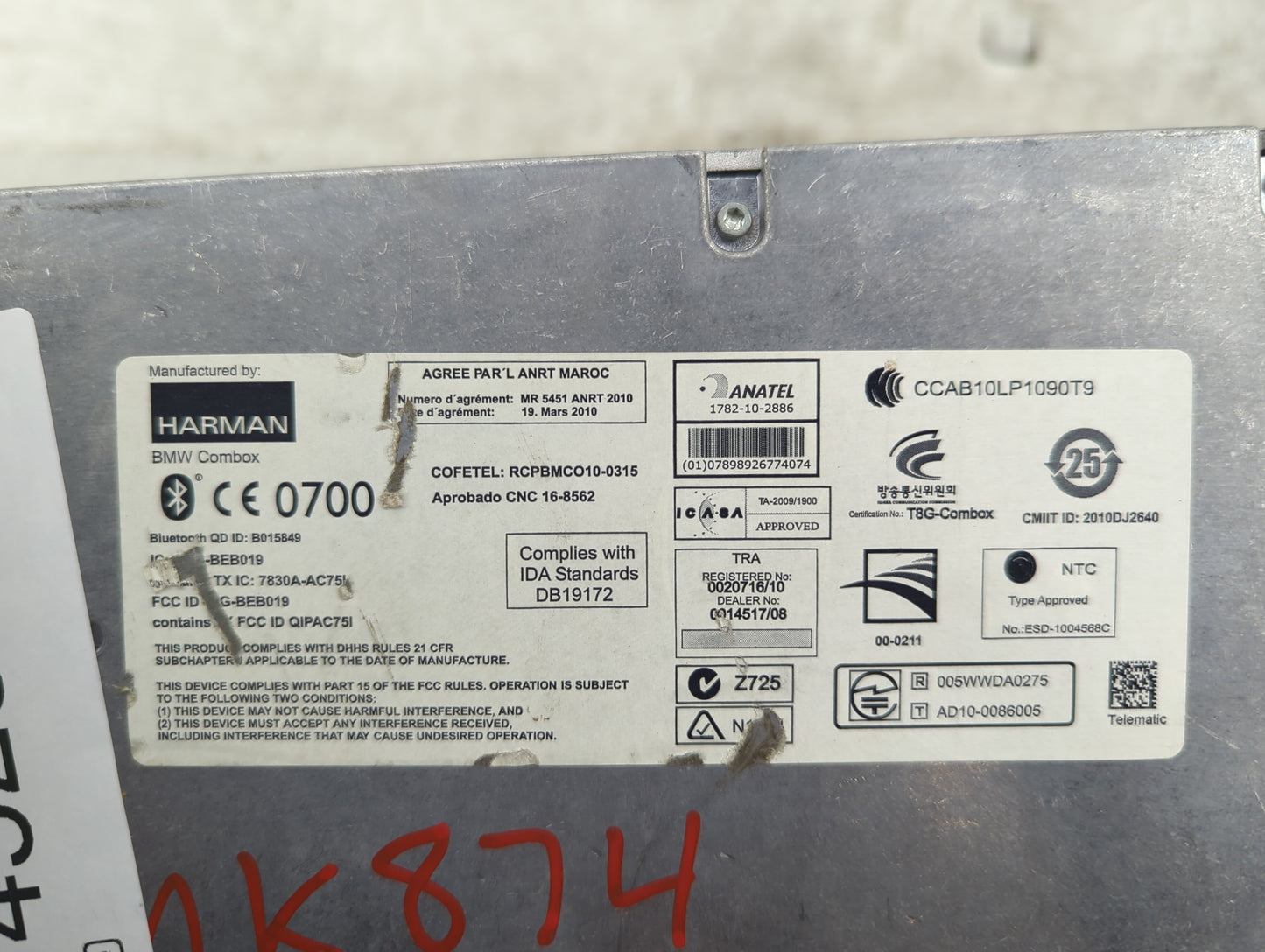2012-2015 Bmw 328i Telematics Control Module 1452809 - Oemusedautoparts1.com