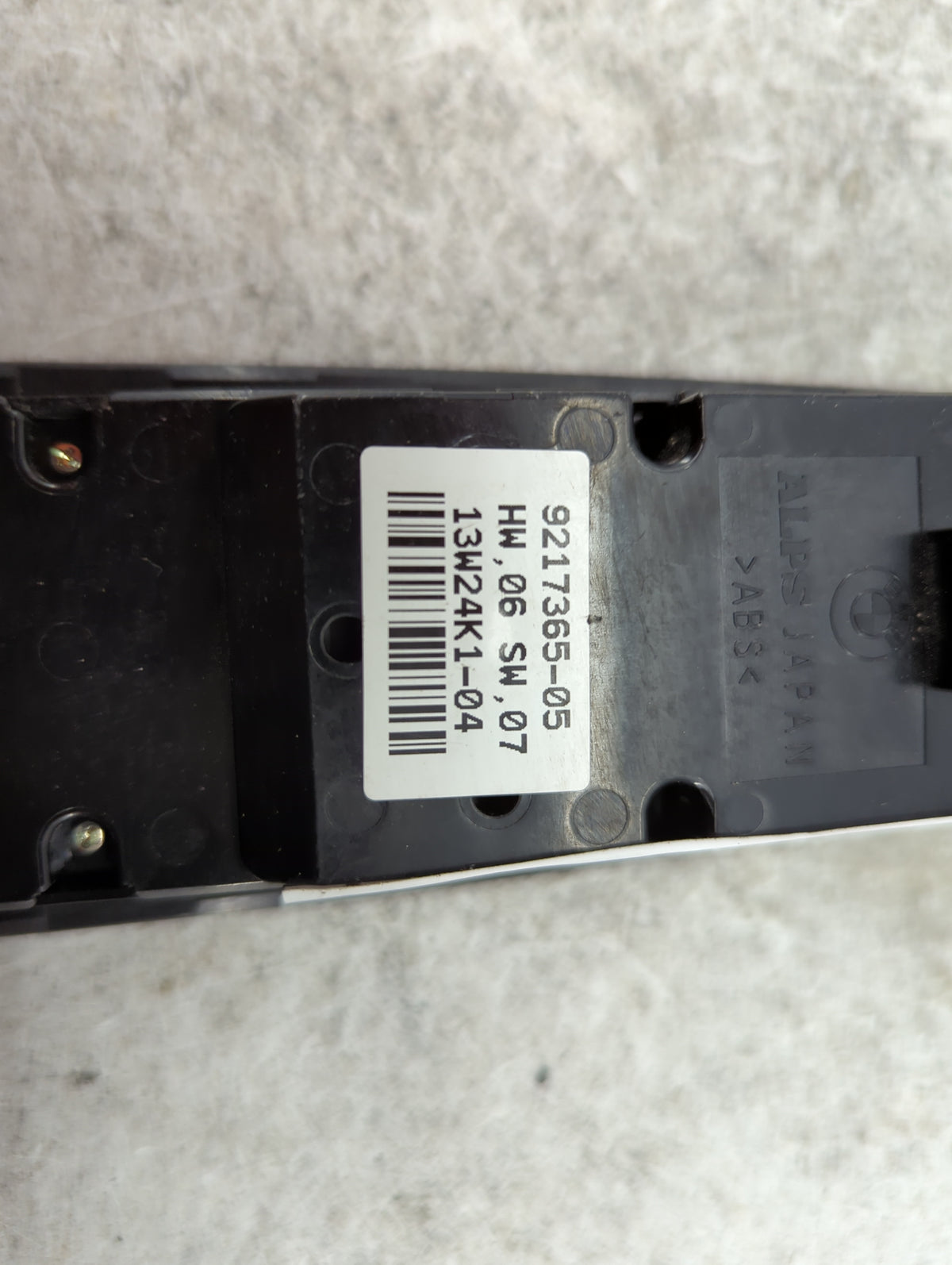 2013 Bmw 328i Driver Left Door Master Power Window Switch 9217365-05 - Oemusedautoparts1.com