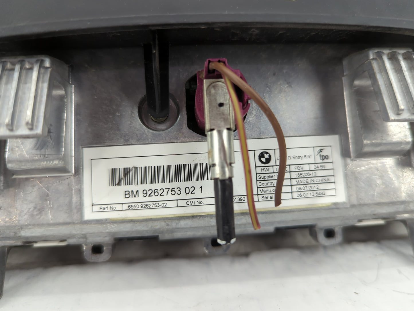 2012-2016 Bmw 328i Information Display Screen 1388106 - Oemusedautoparts1.com
