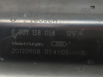 2012-2016 Bmw 328i Car Starter Motor Solenoid OEM P/N:20120908 0 001 138 058 Fits Fits 2011 2012 2013 2014 2015 2016 2017 2018 OEM Used Auto Parts