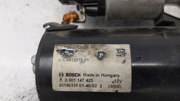 2013-2016 Bmw 328i Car Starter Motor Solenoid OEM P/N:8612576 7638194 Fits Fits 2012 2013 2014 2015 2016 2017 2018 OEM Used Auto Parts