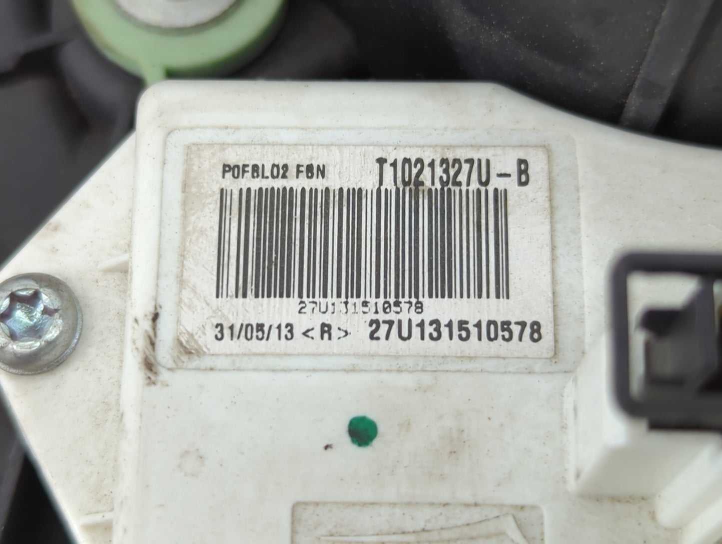 2007-2013 Bmw 335 Heater AC Blower Motor P/N:T1021327U-B 27U131510578 Fits OEM Used Auto Parts - Oemusedautoparts1.com