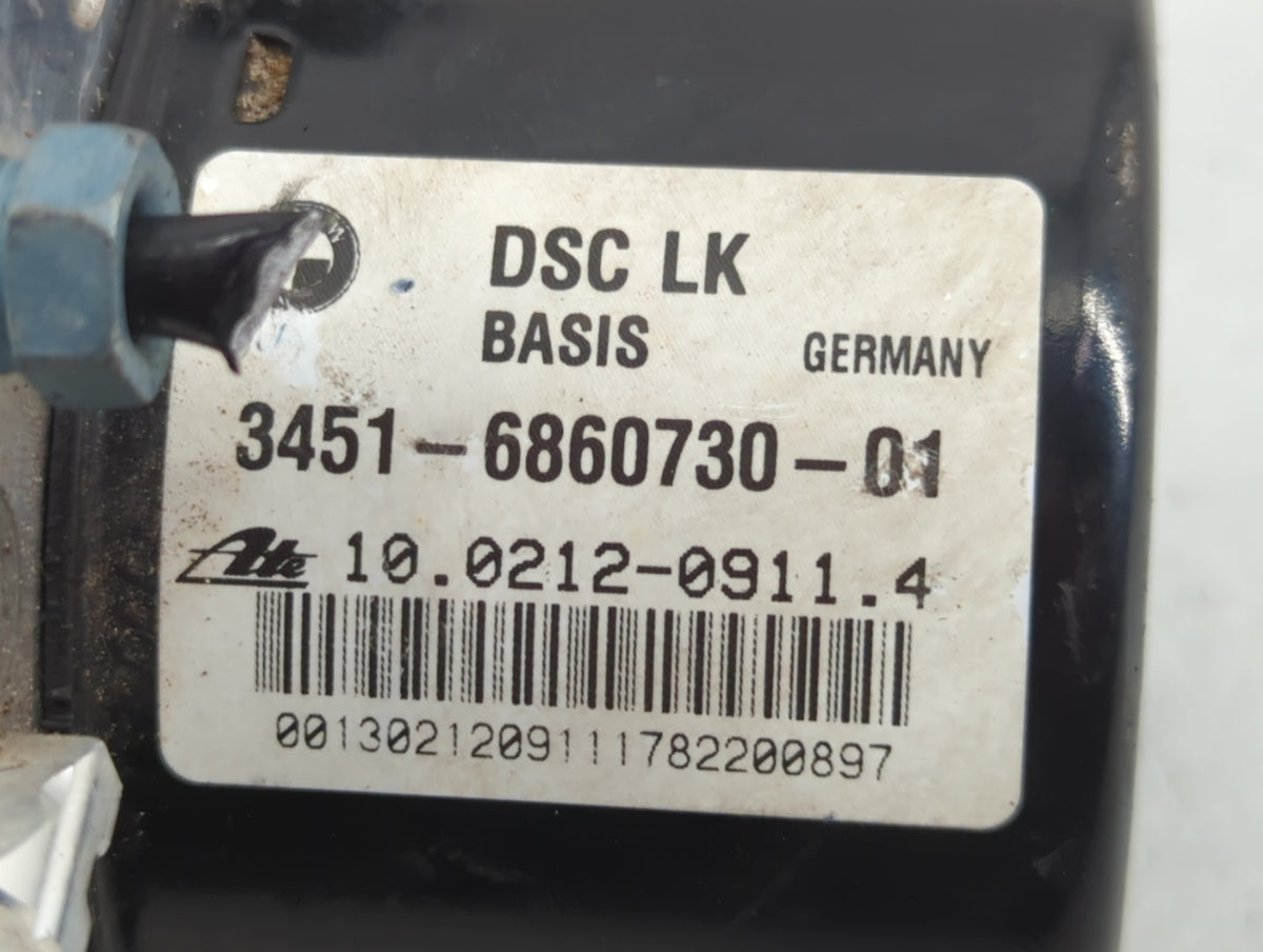 2012-2013 Bmw 335i Anti-Lock Brake ABS Pump Module Actuator OEM P/N:3451-6860730-01 Fits Fits 2012 2013 OEM Used Auto Parts