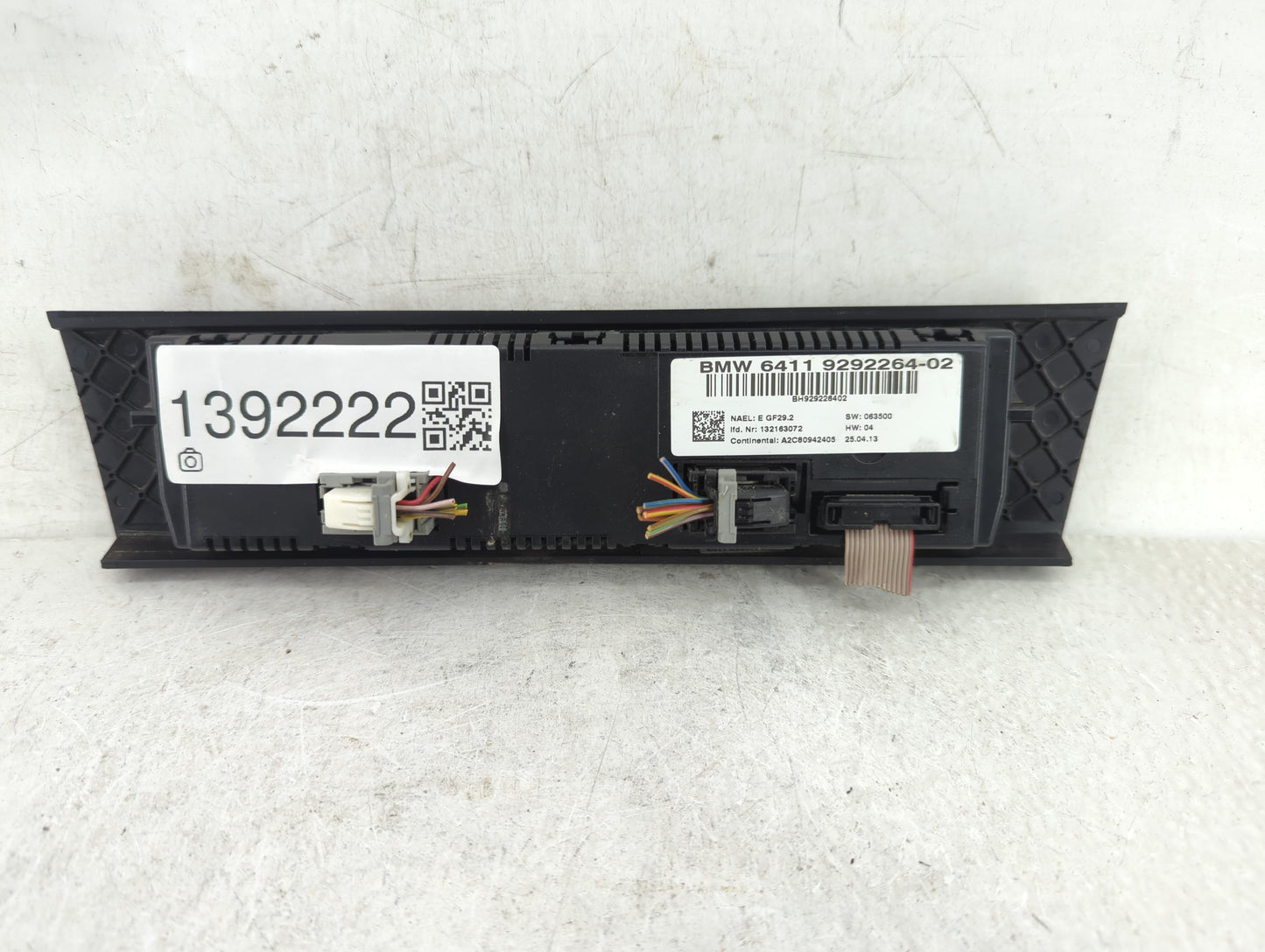 2012-2014 Bmw 335i Climate Control Module Temperature AC/Heater Replacement P/N:6411 9292264-02 Fits Fits 2012 2013 2014 OEM