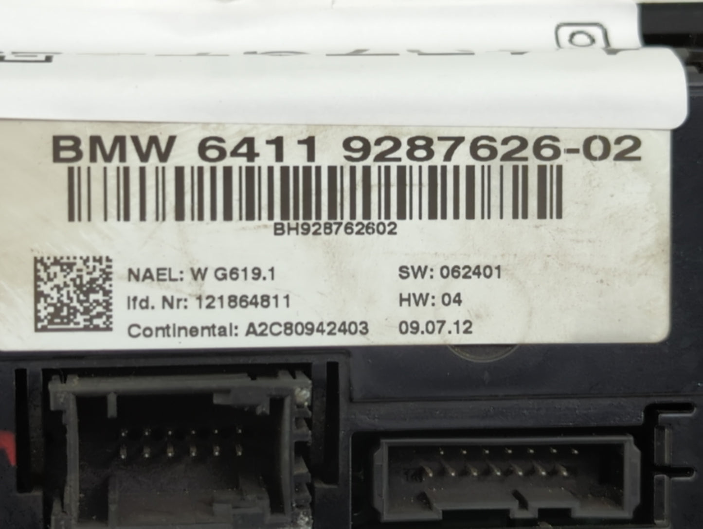 2011-2013 Bmw 335i Climate Control Module Temperature AC/Heater Replacement P/N:9287626-02 Fits Fits 2011 2012 2013 OEM Used
